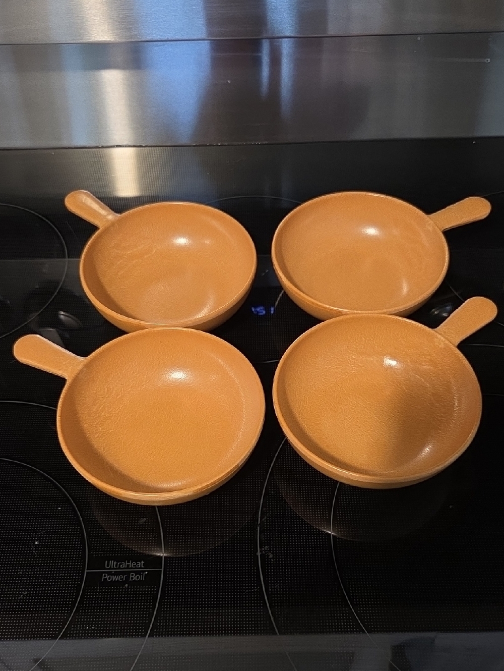 Ellingers Agatized Wood Bowl Set Of 4